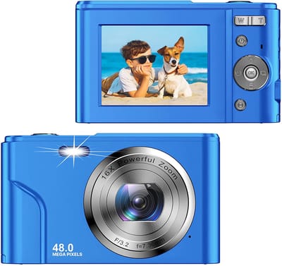 Crrynuo Digitale Camera - Fotocamera - Fototoestel - Compact Camera - 2.8 LCD - Vlog Camera - Foto & Video