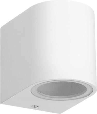 Braytron - LED Wandlamp Buiten - 1xGU10 - IP44 - Wit - Aluminium