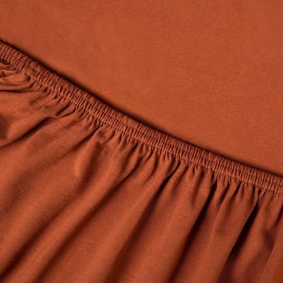 Kayori Saiko Hoeslaken Premium Jersey - 80-100x200-220cm - Matrasdikte 35 cm - Biologisch Katoen - Leather