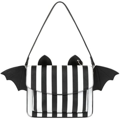 Banned Catacomb Bat Dames Handtas - zwart/wit - Standard
