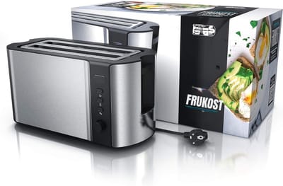 SCH® Tosti apparaat broodrooster - Tosti apparaat - Tosti broodrooster - Zilver - 19cm x 38cm x 19cm