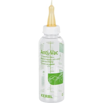 Excellent Kerbl Lamspeenfles - Lammerfles Plexiglas - Inclusief speen - transparant - 0.5 liter