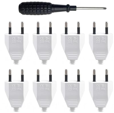 Flat Euro Plug 250 V 2.5 A met Schroevendraaier voor Huishoudelijke Apparaten en Kleine Apparaten - Ideaal voor Stopcontacten en Thuisgebruik