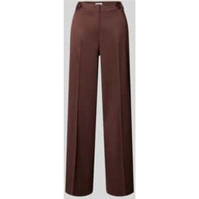 wide fit stoffen broek met viscose