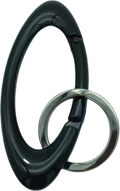 Y2K Cute Star Carabiner Keychain Cool Belt Loop Clip Starlight Heavy Duty Carabiner Clasp Snap Hook Holder Key Buckle