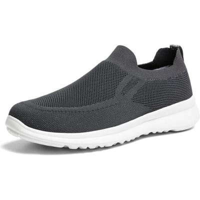 Heren Hardloopschoenen Comfortabele Sport Trend Lichtgewicht Wandelen Flats Hardloop Sneakers Ademend Zapatillas Heren Sneakers 42 grijs