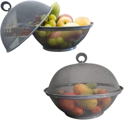 CLVP® Fruitmand Met Vliegenkap - Fruitschaal - Fruitbowl