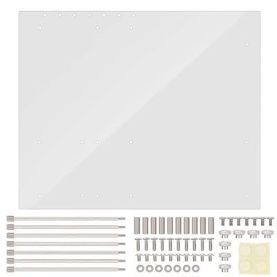 Allecto - DIY ATX-moederbordbeugel - Transparant Acryl Computerframe - Eenvoudig te installeren - Geschikt voor ATX-moederbord - Voor testen en gamen