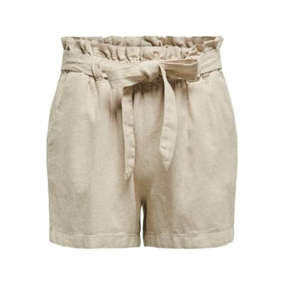 JDY JDYSAY MW LINEN SHORTS WVN NOOS Dames Broek - Maat 38
