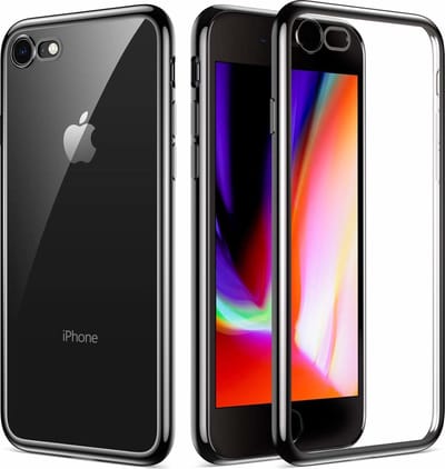 ShieldCase Ultra dun doorzichtig hoesje geschikt voor Apple iPhone 8 / 7 - Siliconen hoesje - perfecte pasvorm - optimale bescherming - transparant + Privacy Glas Screenprotector