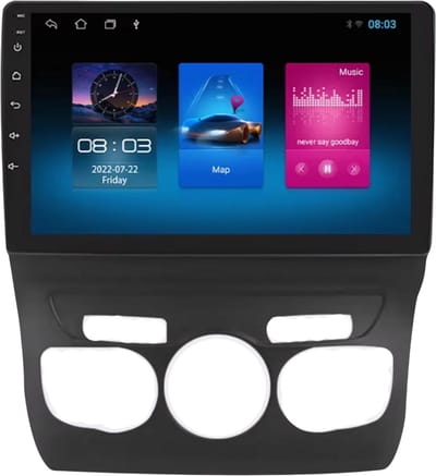 Autoradio met bluetooth - Carplay - Voor Citroën C4 / C4L (2013-2017) - Geschikt voor Apple en Android - Stereo - Navigatie - Navigatiesysteem auto - 1GB 16GB