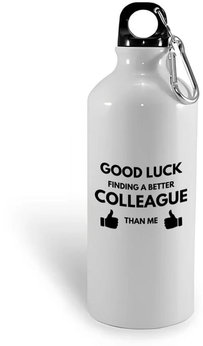 Hacebo® - Good luck finding waterfles - Collega - succes - werk - afscheidscadeau - verjaardagscadeau - kado - water fles - 400ML