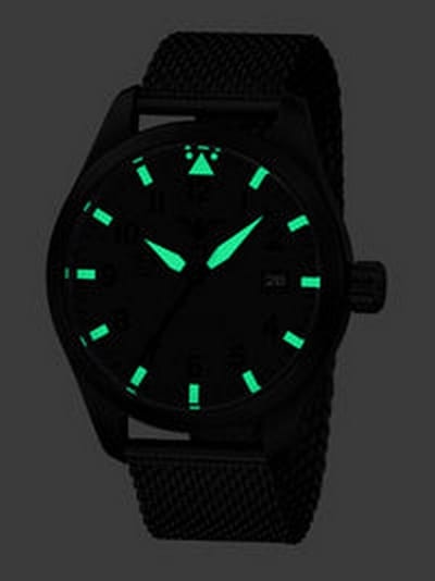 KHS - KHS.AIRBSXT.MB - Polshorloge - Airleader Black Steel XTAC - Heren