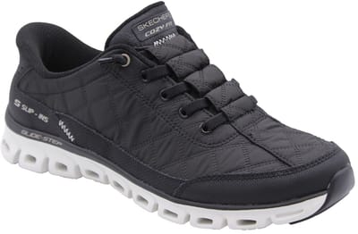 Skechers Dames Slip-ins Glide-Step Cozy Fit Sneaker At Ease 104556 BKNT