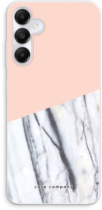 Case Company® - Hoesje geschikt voor Samsung Galaxy A05s hoesje - A touch of peach - Soft Cover Telefoonhoesje - Bescherming aan alle Kanten en Schermrand