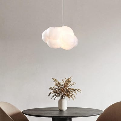 LumenXL - Witte hanglamp in wolkvorm Kumo 30 cm – wolkenlamp