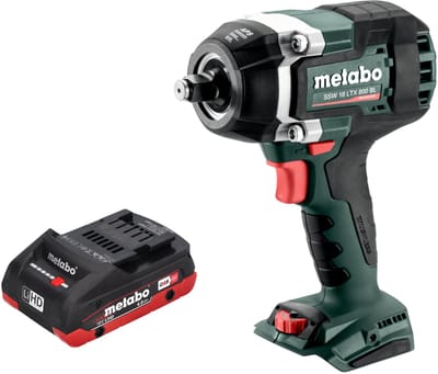 Metabo SSW 18 LTX 800 BL accu-slagmoersleutel 18 V 800 Nm 1/2" borstelloos + 1x LiHD-accu 4,0 Ah - zonder oplader