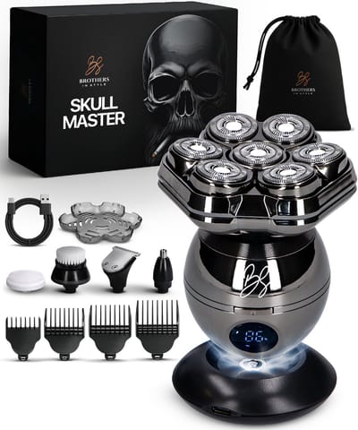 Scheerapparaat Mannen 8-in-1 – Skull Master Pro - Hoofd Scheerapparaten – Head Shaver - Elektrische Shaver - Brothers in Style