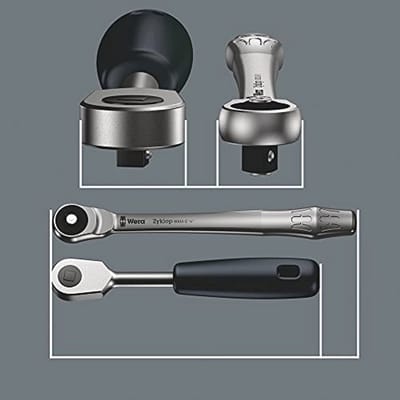 28-delige vierkante ratelset met 1/4 inch aandrijving - compacte en duurzame gereedschapsoplossing