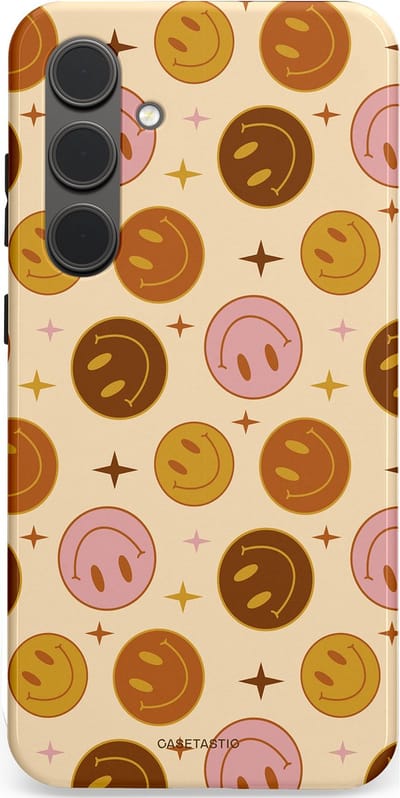 Casetastic Hoesje Geschikt voor Samsung S24 Plus - Stijlvolle Beschermende Duo-layer Case - Geluk