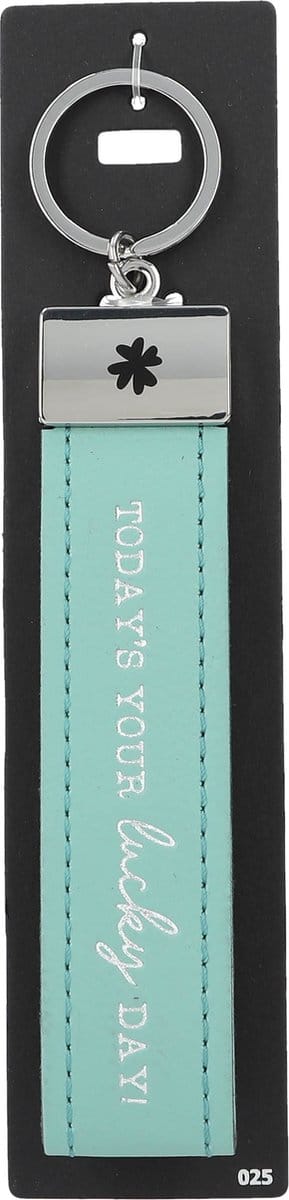 Depesche - Sleutelhanger "Do not forget me!" - motief 025 met de tekst "Today's Your Lucky Day!"