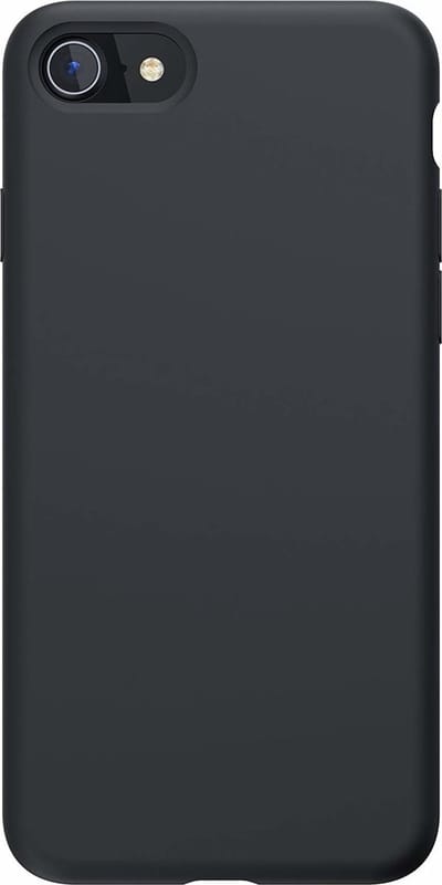 ShieldCase Silicone case geschikt voor Apple iPhone 7 / 8 hoesje - optimale bescherming - perfecte pasvorm - TPU Materiaal - zwart