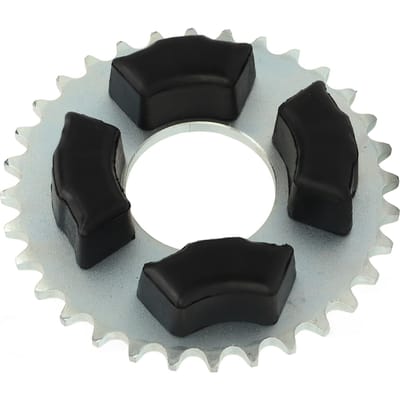 420 32T 50mm Achtertandwiel met Dempingsrubber Wieltandwiel voor SS50 CT70 CL50 CL70 CD50 CD90 gray