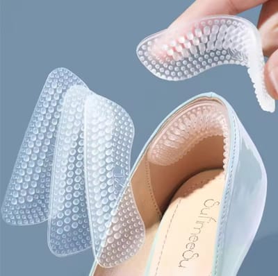 2 stuks Upgrade Siliconen Hiel Stickers Hakken Grips voor Vrouwen Anti Slip Hielkussens Antislip Inserts Pads Voet Hak zorg Protector