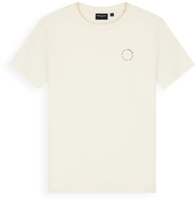 Ballin Amsterdam - Jongens Regular fit T-shirts Crewneck SS - Ecru - Maat 6