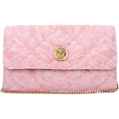 Roze Stoffen Clutch Bag