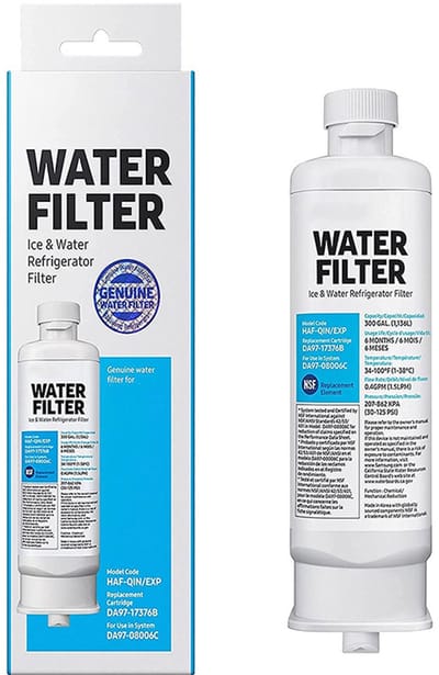DA97-17376B Koelkastfilter - DA97 Koelkastfilter - Waterfilter voor de koelkast - Waterzuiveraar - Koelkastaccessoires - Compatibel met Samsung DA97-17376B Koelkastfilter - Wit - 7*7*21cm