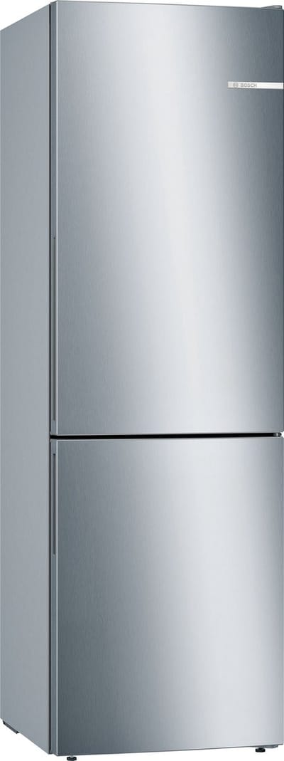 Bosch KGE36ALCA - Serie 4 - Koelkast - Koel-vriescombinatie - 186 cm - Energielabel C - Houd je versproducten langer vers met VitaFresh lade - Stil - RVS