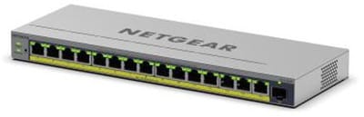 Netgear 16-Port Gigabit Ethernet Easy Smart PoE+ Switch with 1 Dedicated SFP port (180W)