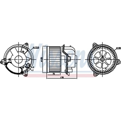 Binnenventilator NISSENS 87784