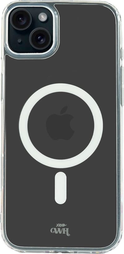 xoxo Wildhearts magnetisch siliconen hoesje geschikt voor iPhone 15 Plus hoesje - Doorzichtig TPU materiaal - Kwalitatieve backcover - Sterk materiaal - Transparant