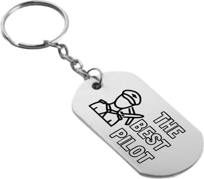 Akyol - de beste piloot sleutelhanger - Piloot - familie vrienden collega - cadeau - 54 x 29mm