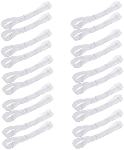 Cosensi- Schoenriem Transparant - 10 Paar Schoenriemen - Antiverlies - Hoge Hakken - TPU - 22 cm Omvang - Schoenbandjes