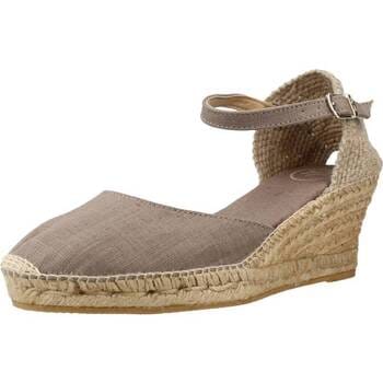 Toni Pons Caldes Dames Espadrilles Taupe | Taupe | Linnen | Maat 36 | CALDEStaupe