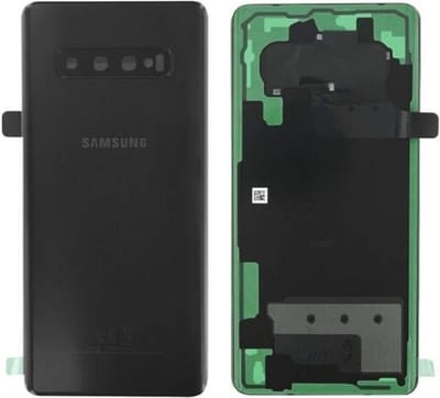 Achterkant Geschikt voor Samsung Galaxy S10 – Premium – Zwart