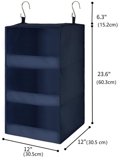 Unyqoos ® Handige Opvouwbare Hangende Organizer met Drie Compartimenten voor Kledingkast en Reizen