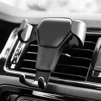 Universele zwaartekracht auto telefoonhouder auto luchtrooster clip montage mobiele telefoonhouder mobiele telefoonstandaard ondersteuning voor telefoon zwart