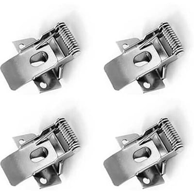 HOFTRONIC Set van 4 klemveren - Geschikt voor 60x60 & 62x62 cm LED Panelen - Plafondclips voor systeemplafond - Aluminium