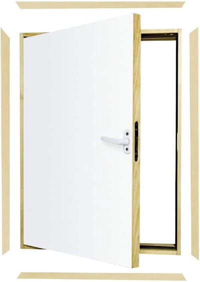 Houten Kniekruipruimte Deur 70x110 cm - Goede Isolatie