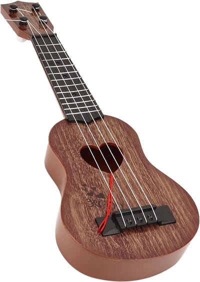 Mini Ukelele Speelgoed - Kindermuziekinstrument - Muziek Leren - Authentiek Speelbaar - 36 cm - Plastic