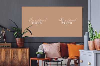Muurstickers - Sticker Folie - Vriendin - Quotes - Spreuken - Romantisch - My girlfriend is the best - 160x80 cm - Plakfolie - Muurstickers Kinderkamer - Zelfklevend Behang - Zelfklevend behangpapier - Stickerfolie