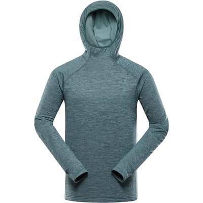 Alpine Pro Rolt Fleece Met Kap Groen XS Man