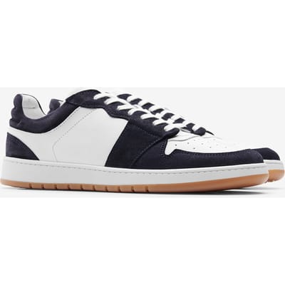 No Label Chicago Leather-suede Navy Maat: 40 | Sneakers Outlet | Heren | Blauw