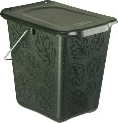 Compostbak met Deksel en Handvat - 7L Groen