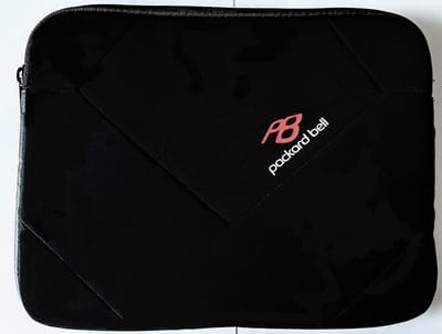 Packard Bell 10 inch Laptop Hoes – Universele Laptop - Tablet Sleeve – 25 x 20 x 4 cm – Neopreen – Met Rits – Zwart