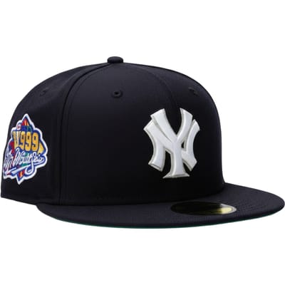 New Era MLB New York Yankees World Series 1999 59fifty Pet Blauw